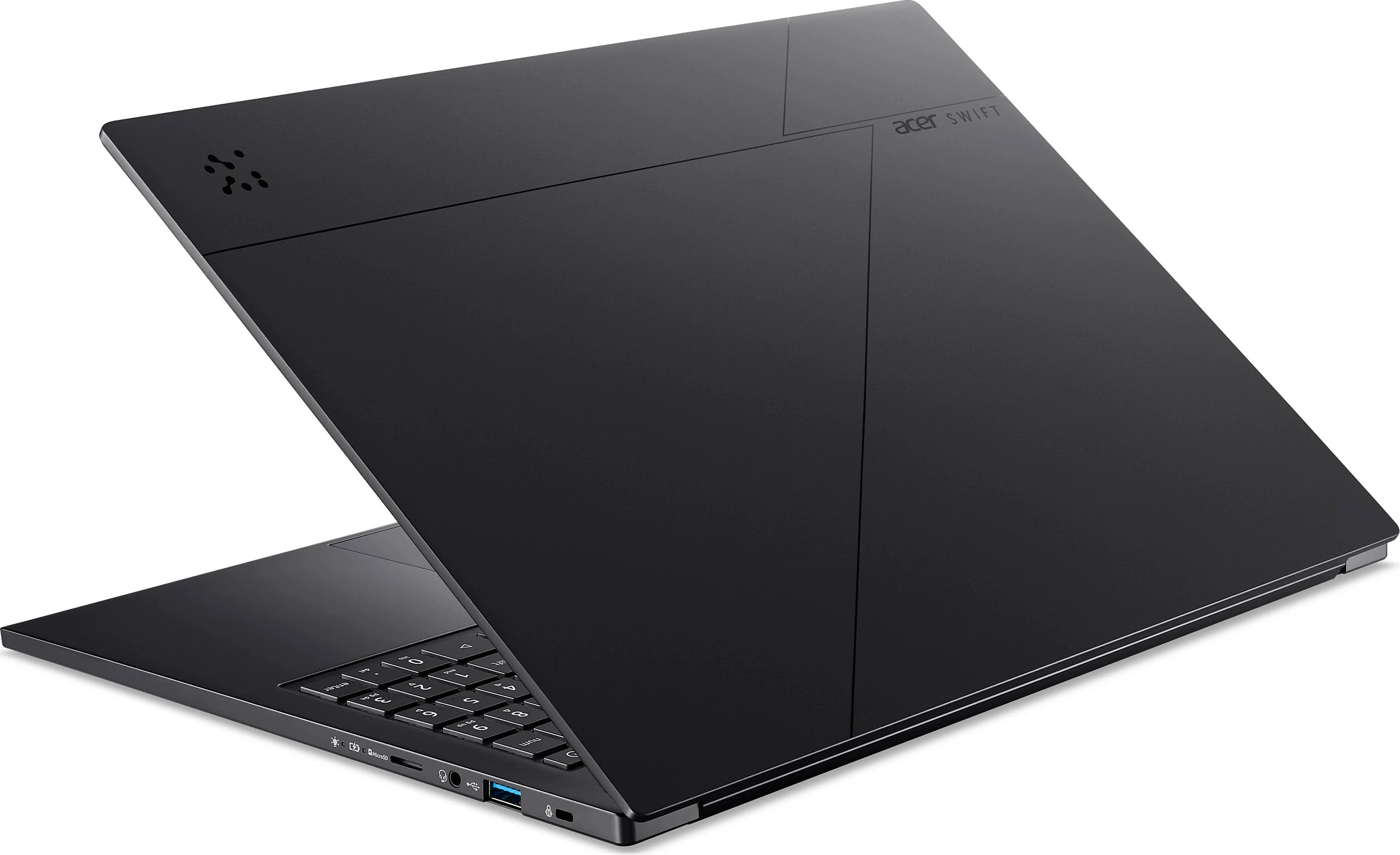 Laptop Acer Swift Go 16 AI SFG16-74-71TF, Core Ultra 7, 32GB RAM, 1TB SSD, 16" 2K, Windows 11, gri e errët