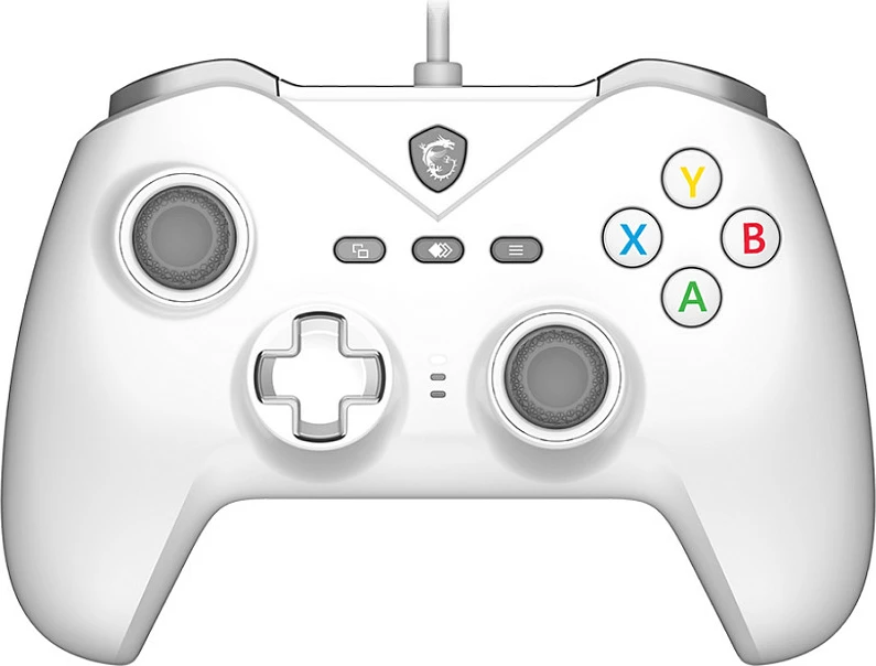 Gamepad MSI Force GC200, USB me kabllo 2m, për PC/Android, i bardhë