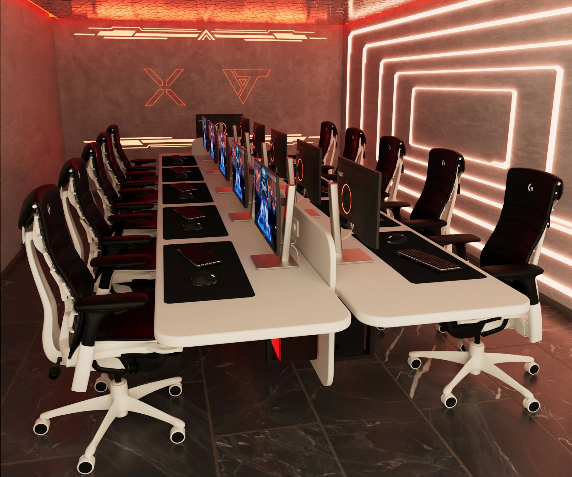 Monitor gaming JapanNext 27" Full HD 1920x1080, FreeSync, altoparlantë, zi/argjendtë
