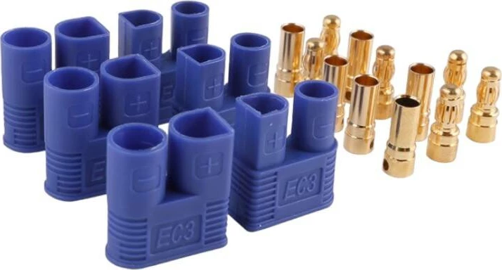 Set konektorë EC3 Gens ace GEAEC33, 3 palë, kaltër