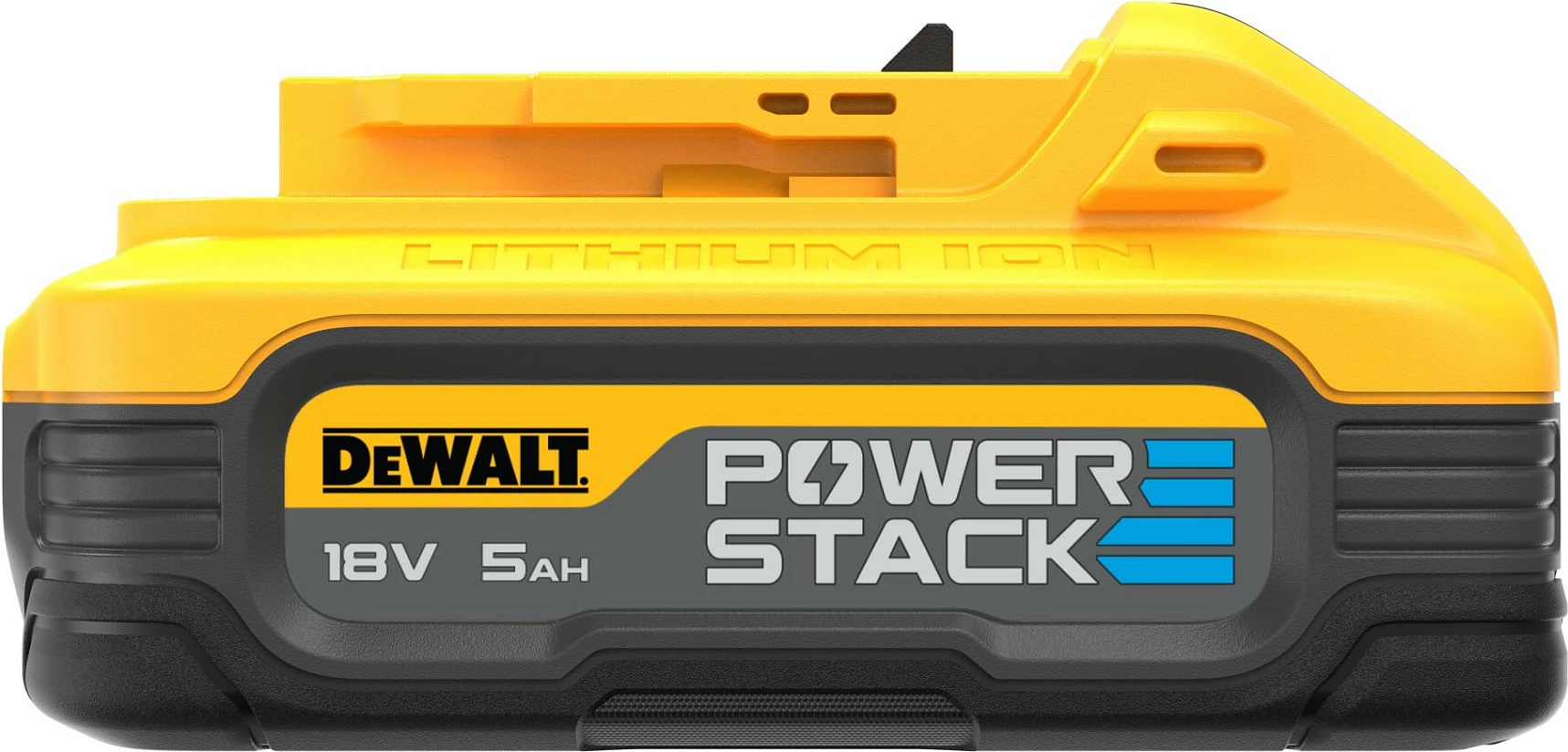 Bateri DeWALT POWERSTACK DCBP518, 18V 5Ah, verdhë/zi
