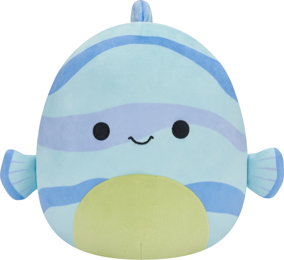 Original Squishmallows 7.5' Soft Toy - Leland the Blue Striped Fish