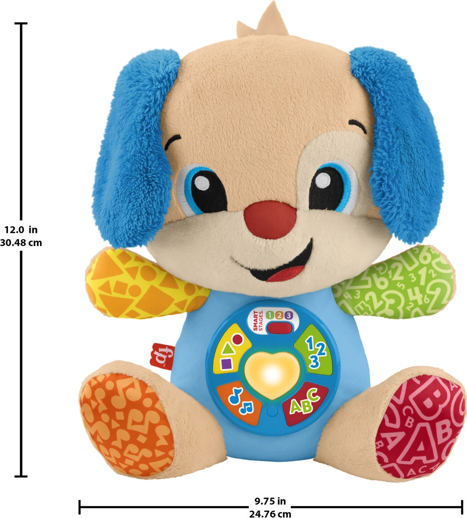 Fisher-Price Laugh & Learn – Lodër Mësimore Blue Smart Stages Puppy