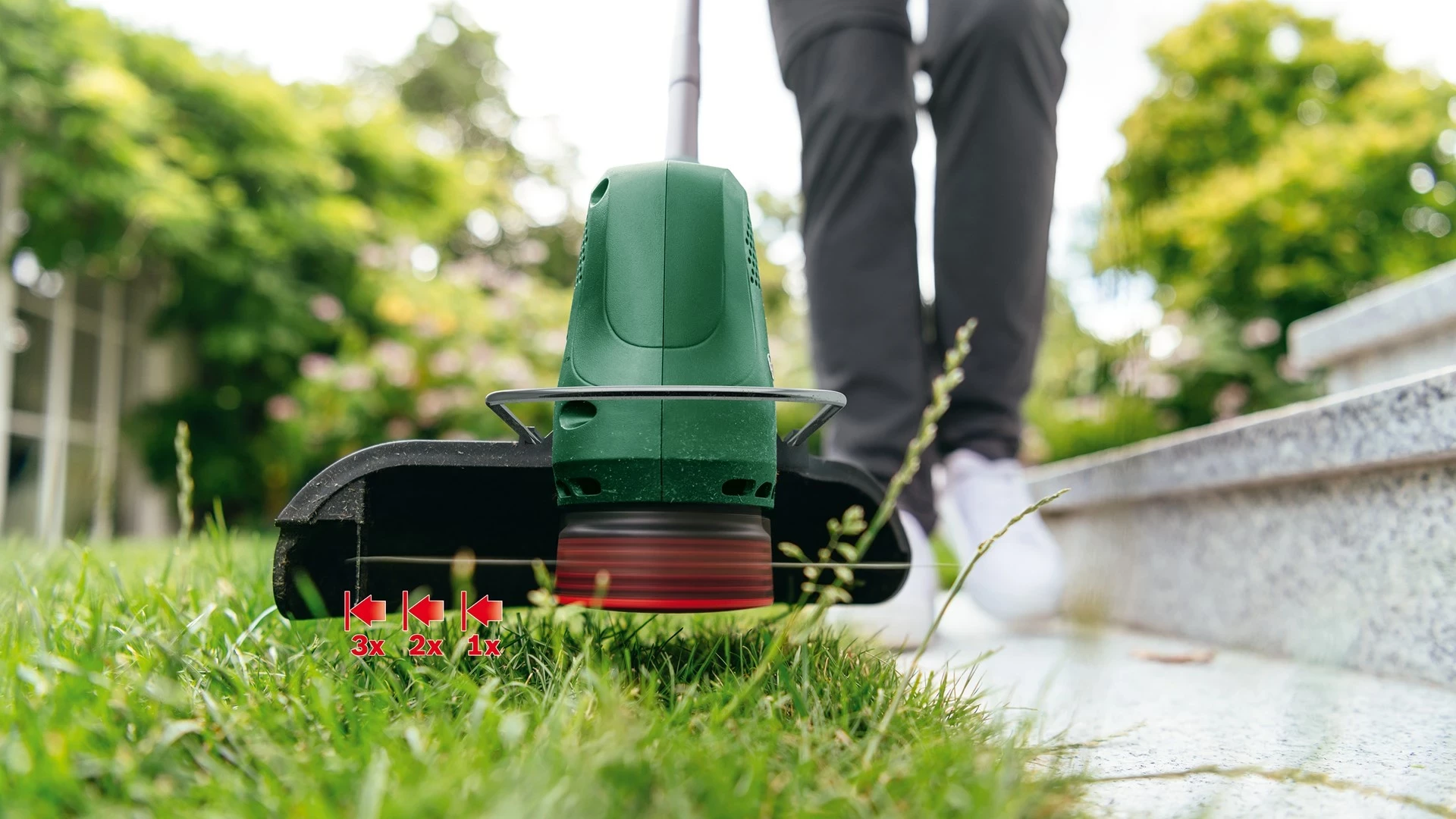 Trimmer bari Bosch EasyGrassCut 18V-26, 26 cm, me bateri, Jeshil