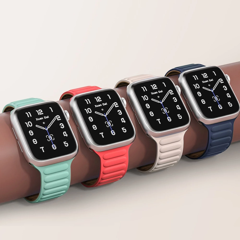 Rrip magnetik për Apple Watch Hurtel, 41mm, i zi