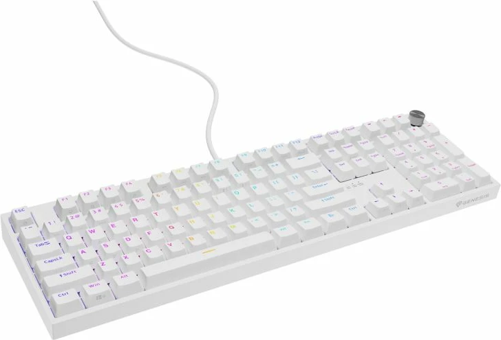 Tastierë mekanike Genesis NKG-2300, e bardhë