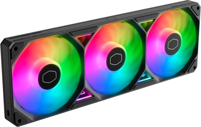Kasë ventilator Cooler Master SickleFlow Edge 360 ARGB, i zi, set prej 3 copë