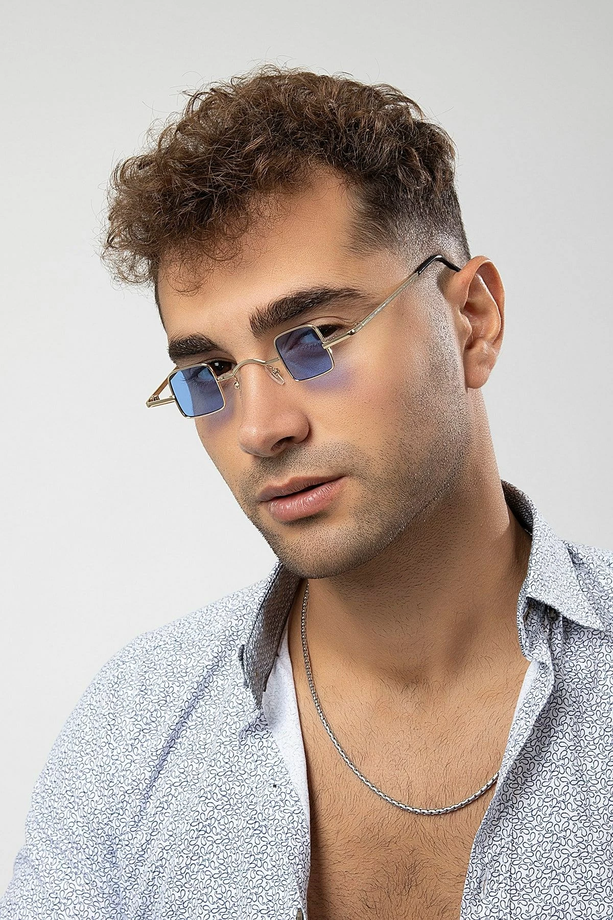 Syze dielli për meshkuj Jumeon, argjend dhe kaltër, Pl23Eg509R003