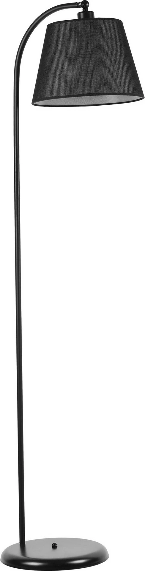 Llambë dyshemeje Opviq, Azra, e zezë, abazhuri piramidë, 154cm