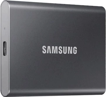 Disk i jashtëm Samsung Portable SSD T7, 4TB, USB 3.2, ngjyrë gri
