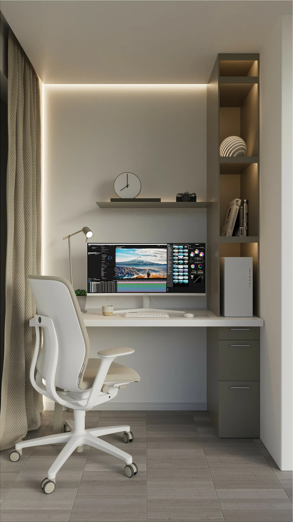 Monitor JAPANNEXT JN-IPS340UWQHD60C-C65W-HS-W, 34", UWQHD 3440x1440, IPS, 60Hz, USB-C 65W, i zi