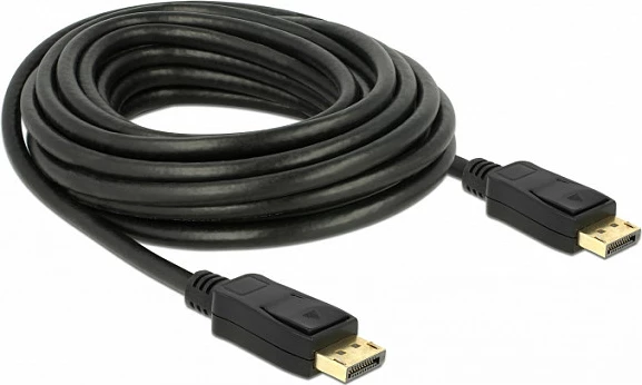 Kabllo DisplayPort DeLOCK 84860, 7m, 4K, e zezë