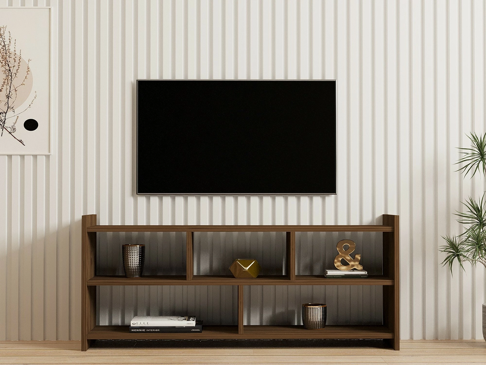 Komodë TV Hanah Home, Pera, ngjyrë arre