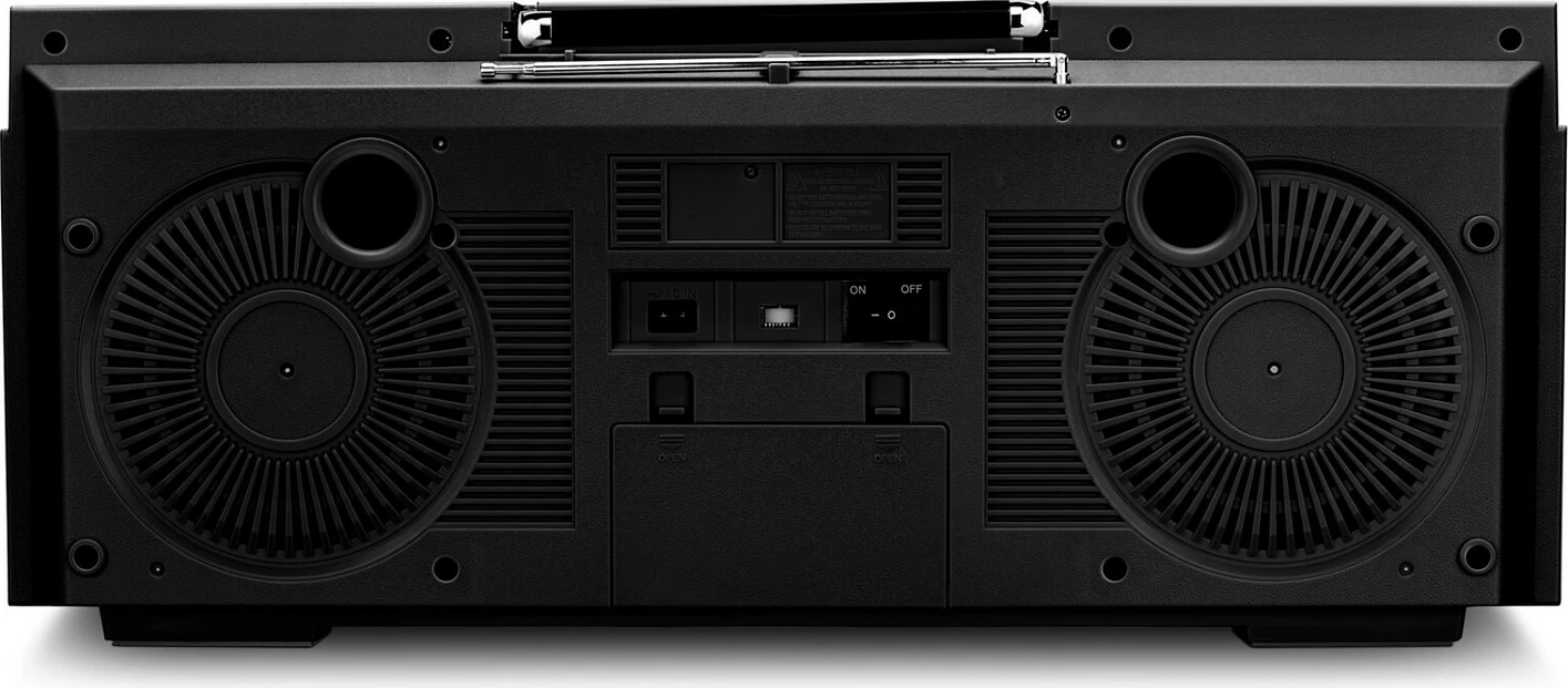 Sistem zëri Medion LIFE P66538, 20 W, DAB+/FM, Bluetooth 5.1, CD/USB/microSD/kasetë, i zi