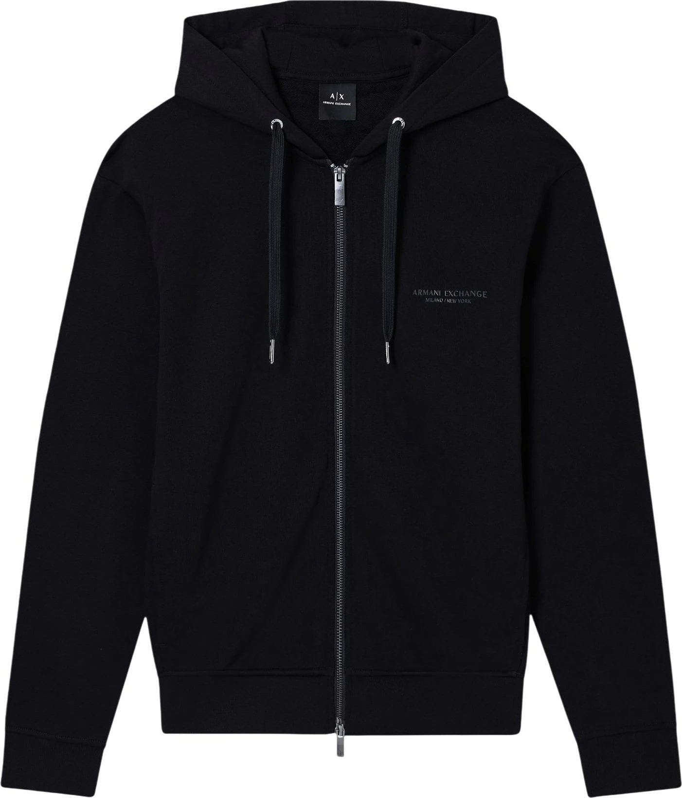 Duks me kapuç me zinxhir Armani Exchange XM001293 AF20934 për meshkuj, i zi [Madhësia: S]