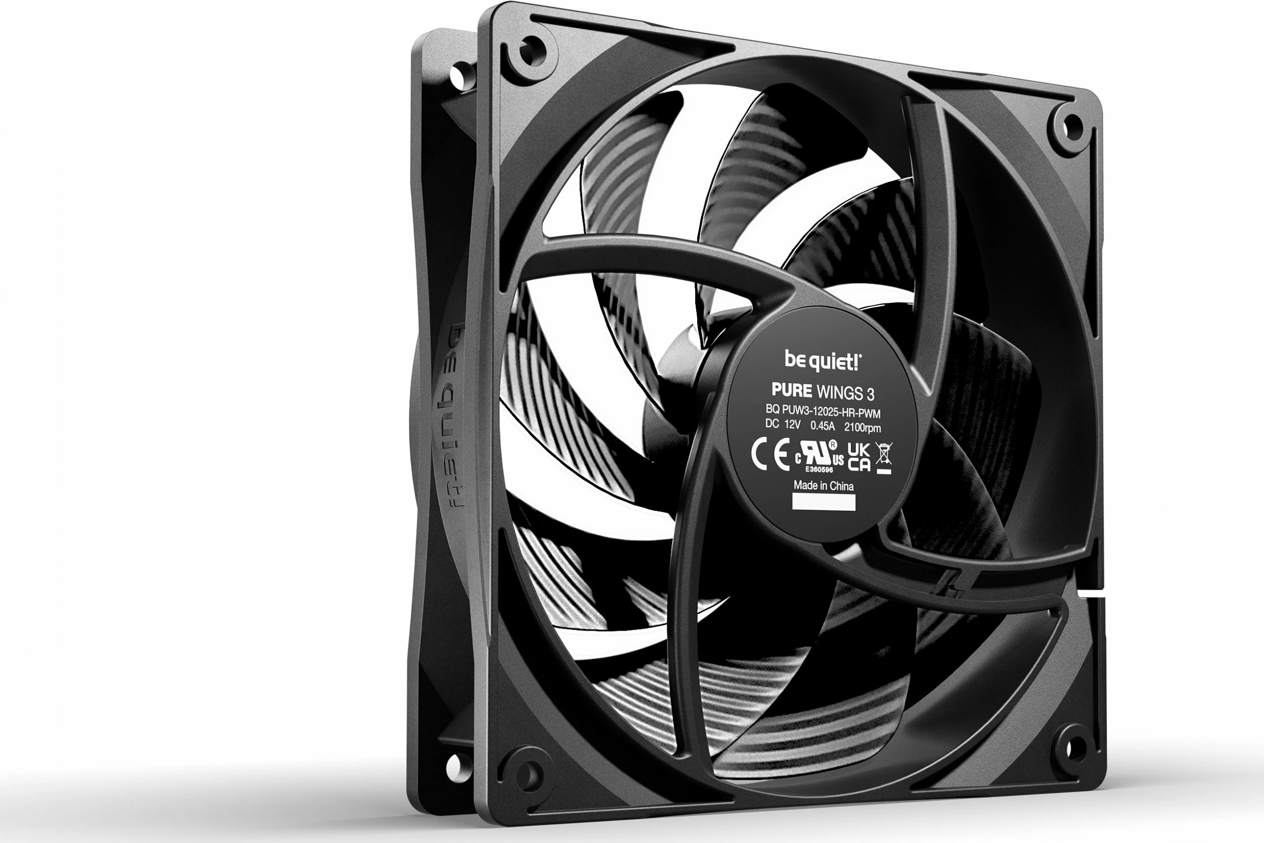 Ventilator PC be quiet! Pure Wings 3 BL106 120mm PWM High-Speed, zi, 1 copë