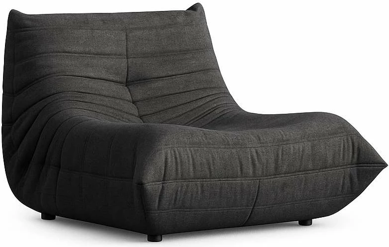 Karrige Wing, Atelier del Sofa, Bocek, ngjyrë gri e errët