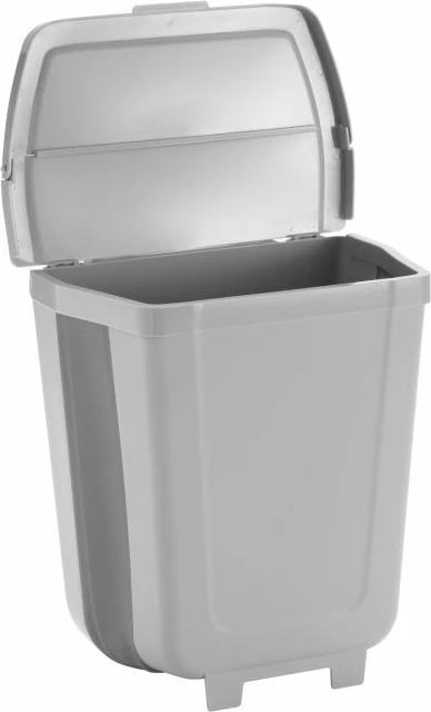 Kosh plehrash kampingu BRUNNER Pillar Fold-Away 7427022N, i palosshëm, me kapak, montim në dysheme ose me varëse, bardhë/gri 6