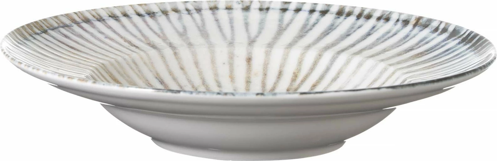 Pjatë për pasta Fine Dine Ammonite Ø300 mm, 600 ml, set 6 copë, gri-kaltër