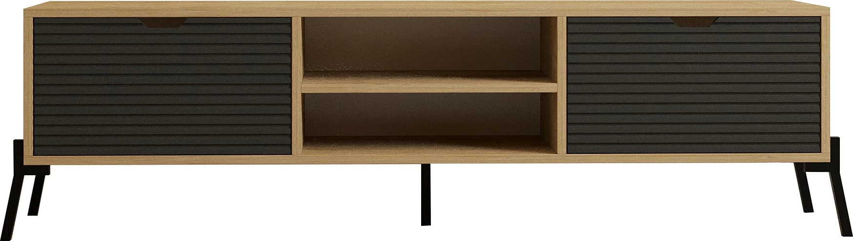 Komodë TV Skye Decor, ngjyrë lis safir, antracit