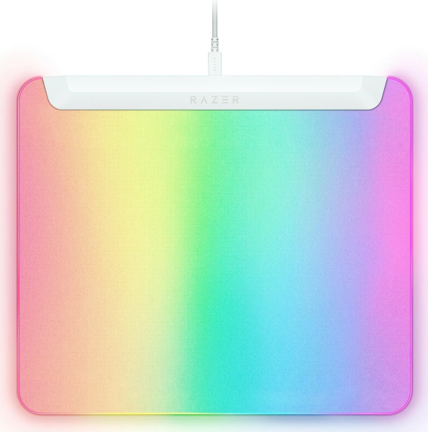 Mauspad Razer Firefly V2 Pro, plastik, RGB, e bardhë