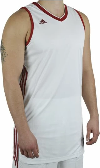 Fanellë adidas për stërvitje për meshkuj, e bardhë [Madhësia: 3XL2]