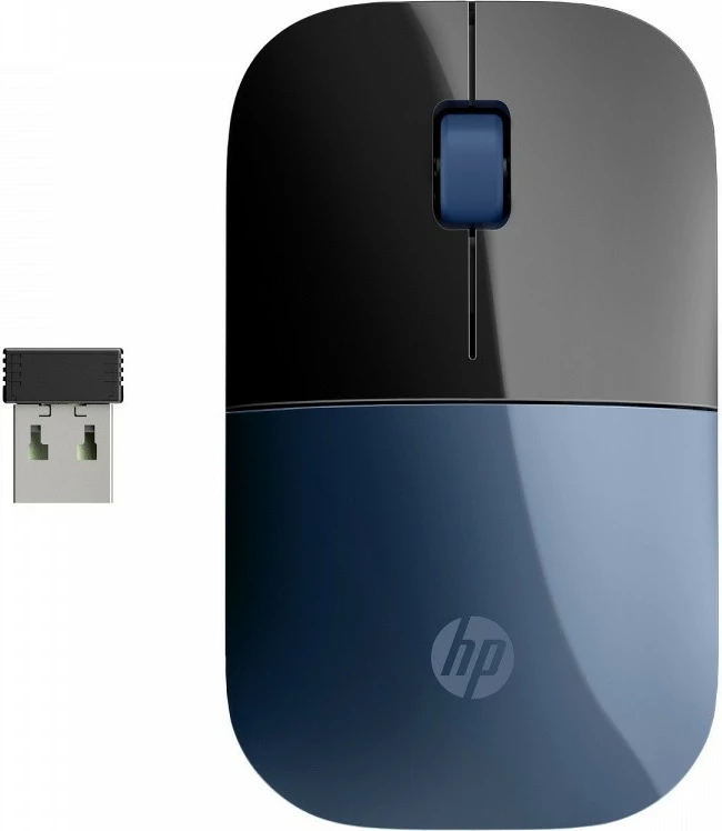 Maus wireless HP Z3700 1200 DPI 2.4 GHz USB nano, blu