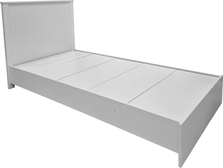 Krevat Athos, ngjyrë e bardhë, 90x190cm