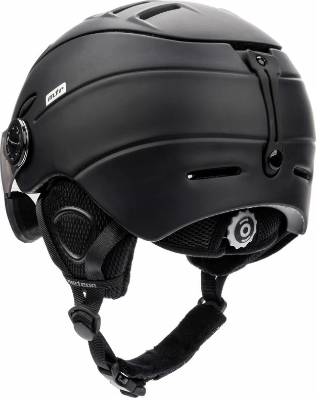 Helmetë skijimi Meteor për të rritur, e zezë [Madhësia: Standarde]