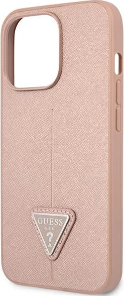 Mbështjellës Guess GUHCP13LPSATLP për iPhone 13/13 Pro 6.1", rozë