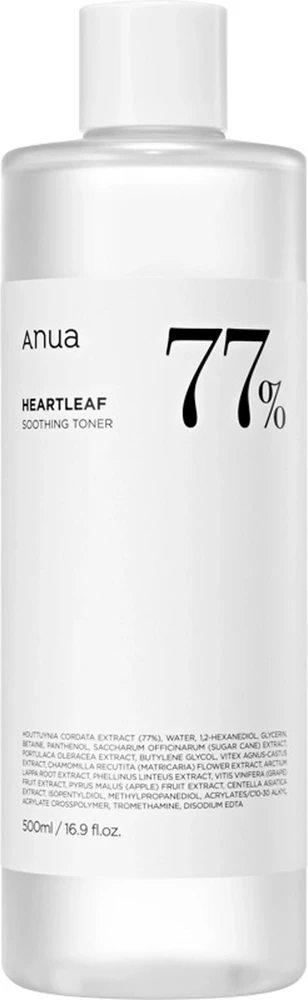 Tonik për fytyrë Anua Heartleaf 77% Soothing për femra 500ml
