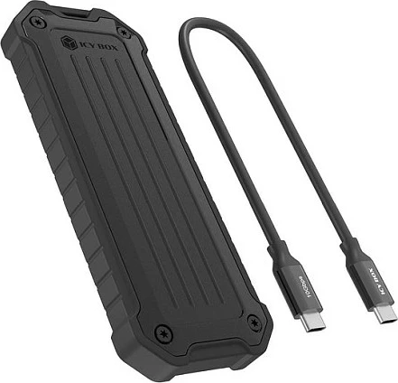 Kasë eksterne ICY BOX për SSD M.2 NVMe/SATA, USB-C 10Gbps, 2230-2280, e zezë