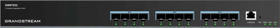 Switch Grandstream GWN7832, Managed, L3, 10G Ethernet (100/1000/10000), Rack mounting