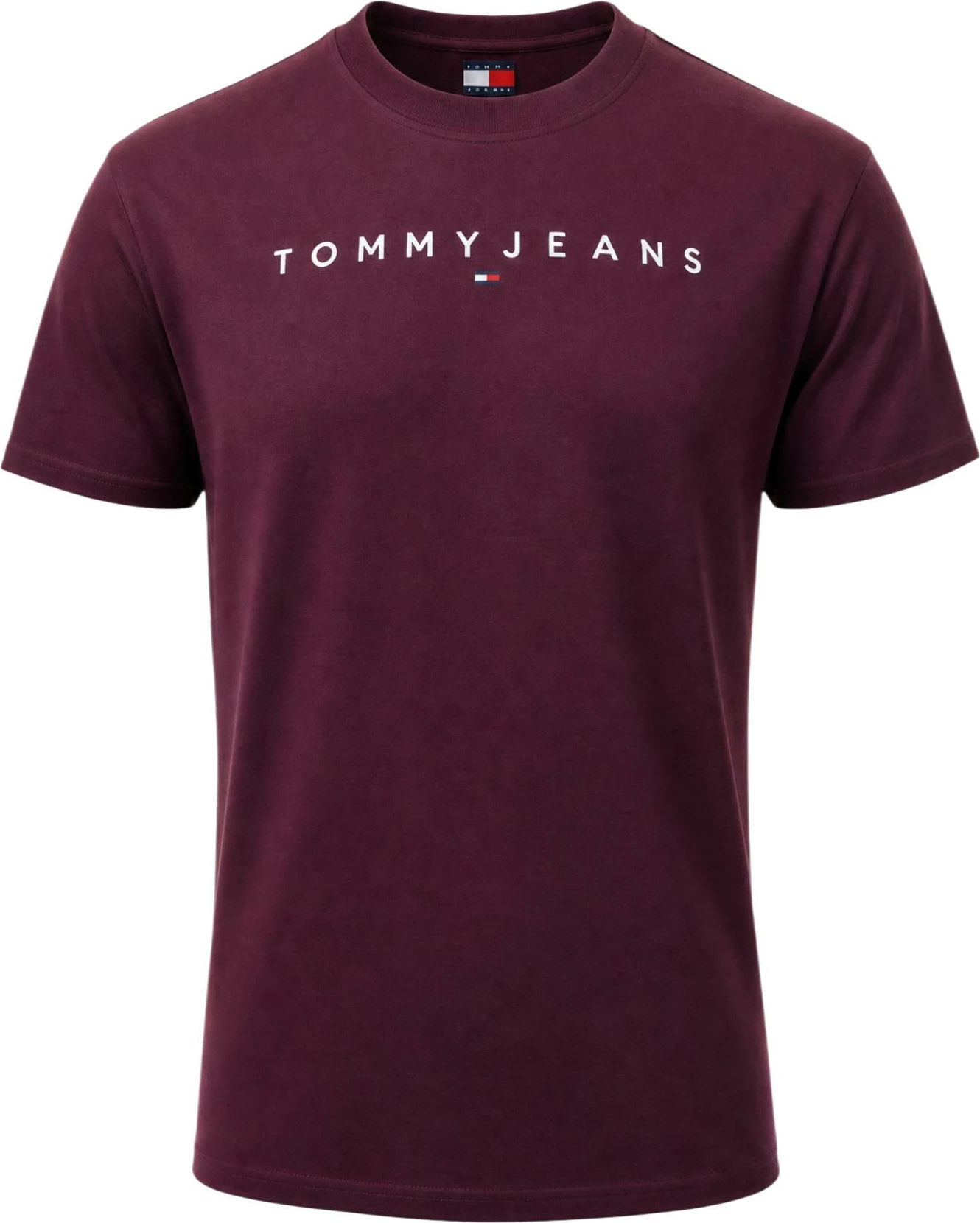Maicë për meshkuj Tommy Hilfiger Jeans TJM REG LINEAR LOGO DM0DM20744, bordo [Madhësia: XL]