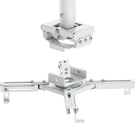 Mbajtëse tavanore për projektor Neomounts CL25-530WH1, h 25.5 cm, max 45 kg, me menaxhim kabllosh, e bardhë