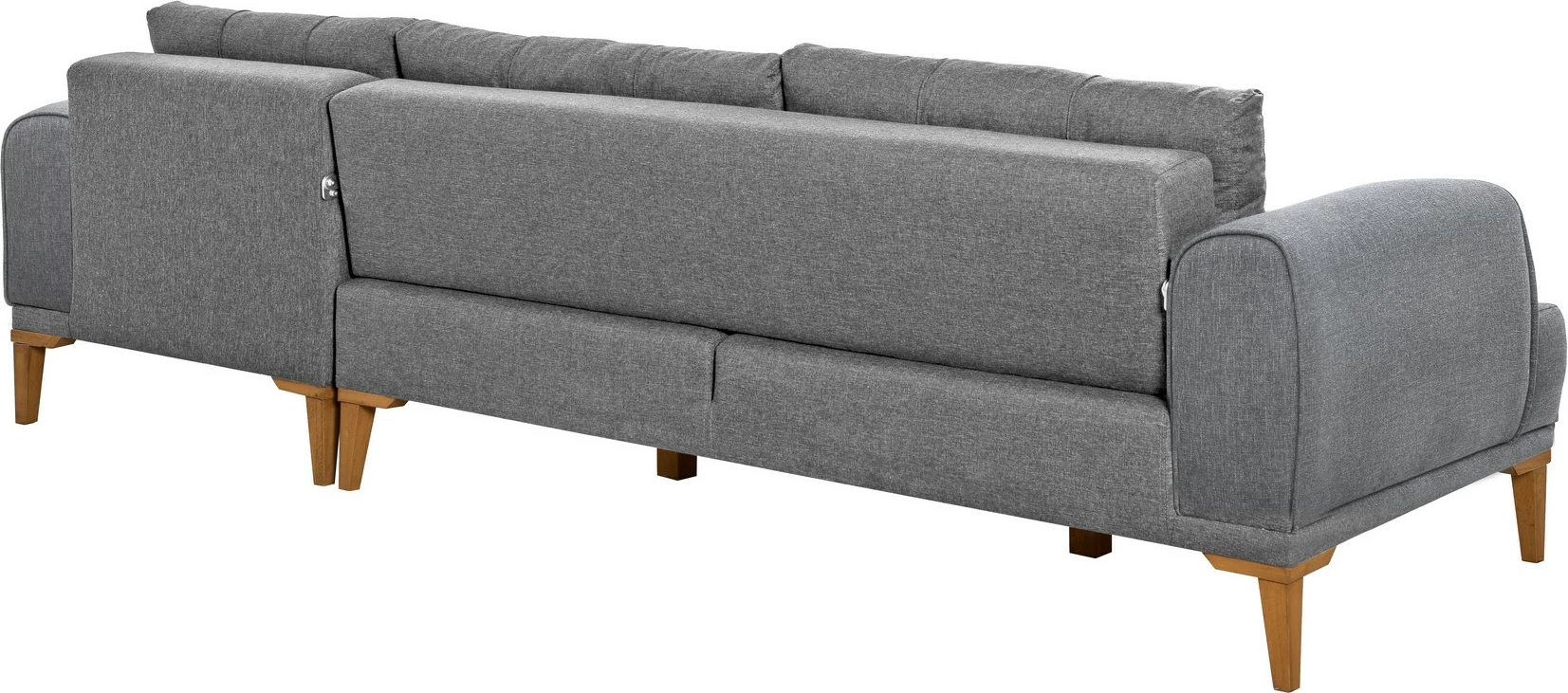 Kënd divan Atelier del Sofa, Vina Corner, ngjyrë gri, Atlantic Pine