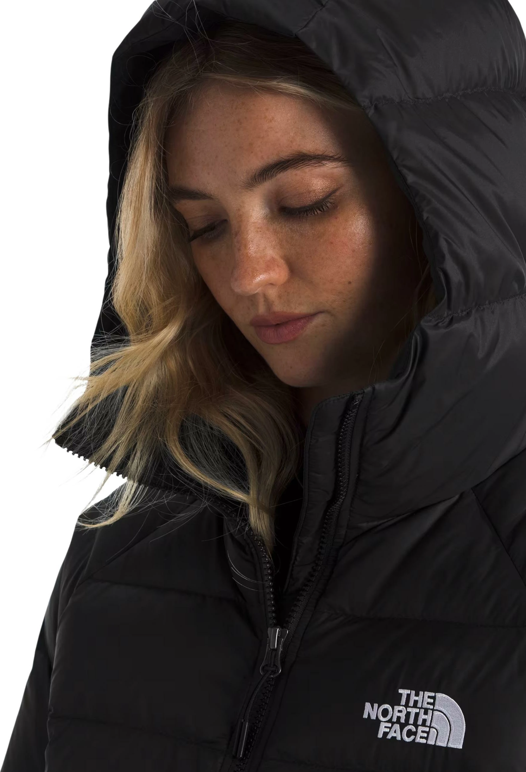 Jakne me kapuç për femra The North Face HYDRN DWN NF0A5GGG, e zezë [Madhësia: XL]