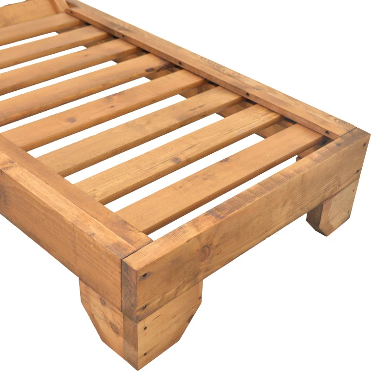 Shezlong Zalka, ngjyrë arre, 66x197x28cm