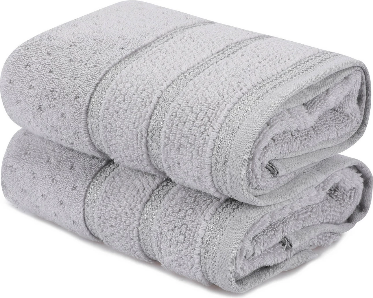 Set peshqirësh duarsh (2 copë), Mijolnir Arella, ngjyrë gri