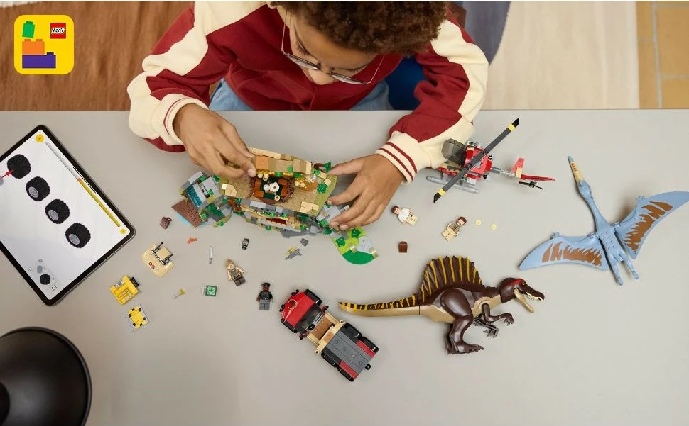 Set ndërtimi LEGO Jurassic World 76976, 984 pjesë, shumëngjyrësh
