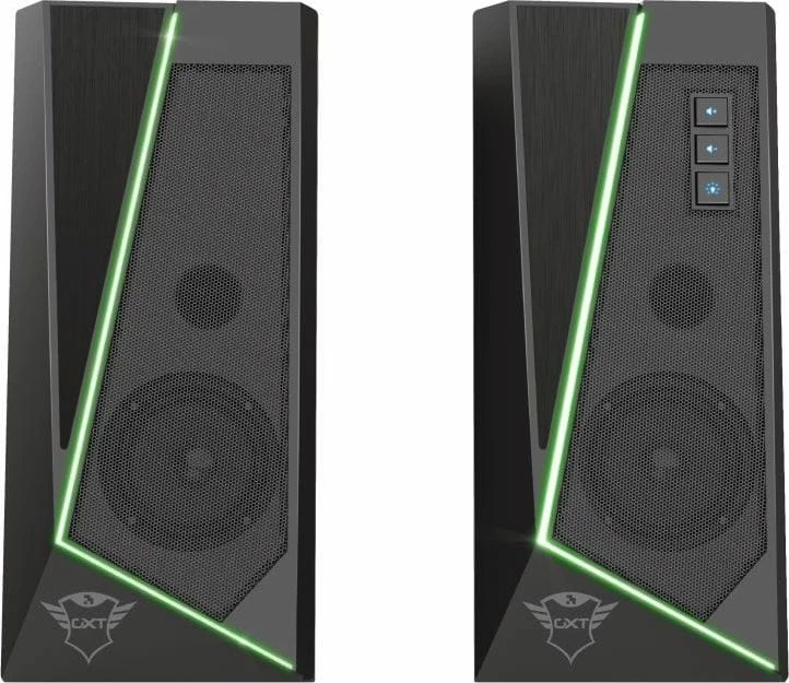 Altoparlantë për kompjuter Trust GXT 609 Zoxa RGB 2.0 (24070), të zeza