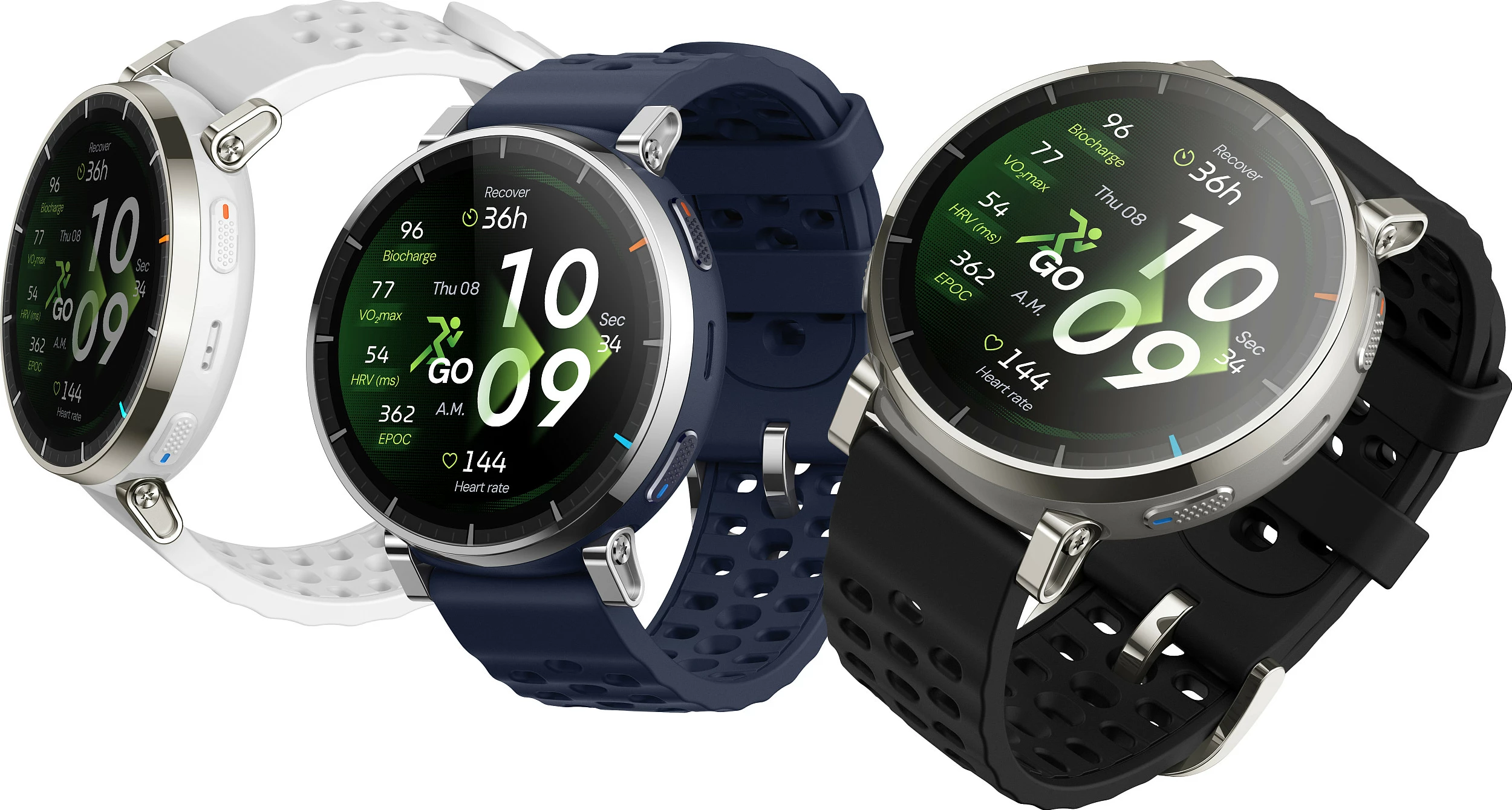 Smartwatch AMAZFIT Active 3 Premium, AMOLED 1.32 inç, NFC, GPS, 5 ATM, rrip i zi, kasë ari