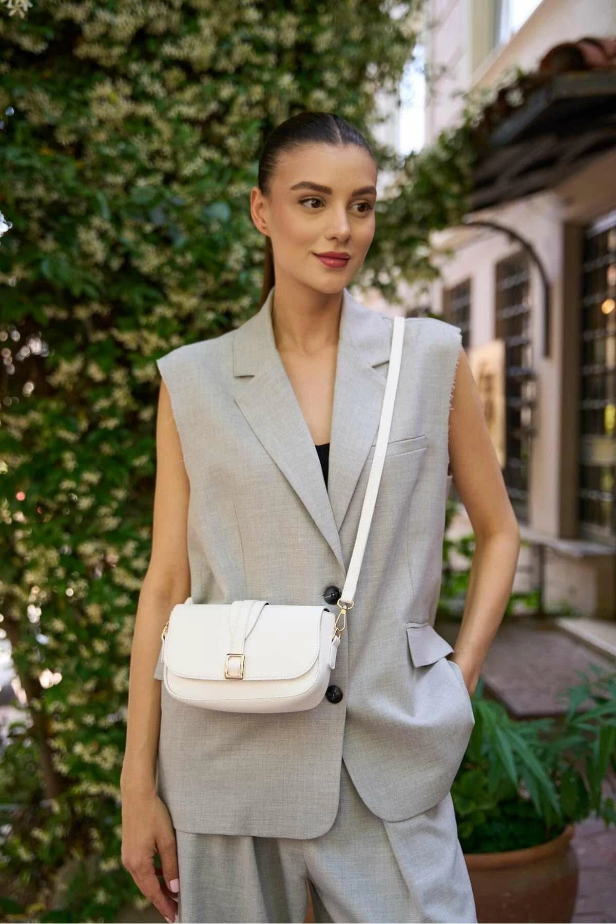 Çantë supi e bardhë Zoozie Bags, MK1020022KV10-003