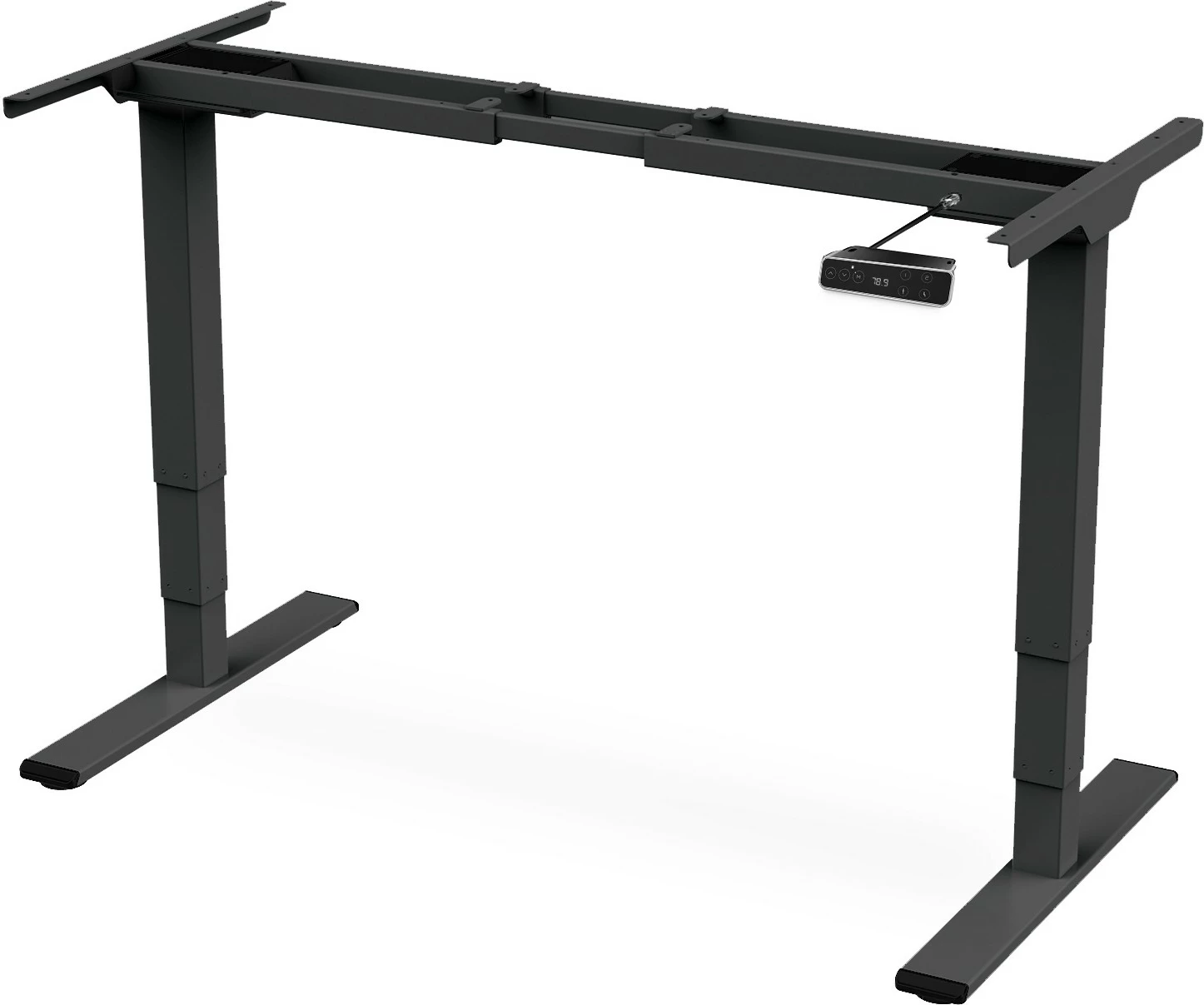 Kornizë tavoline elektrike Digitus DA-90434, 2 motorë, e zezë