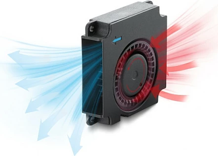 Ventilator ftohës radial DeLOCK 40x40x10mm, 12V DC, 3-Pin, kabllo 0.3m, i zi