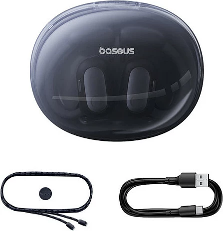 Kufje Baseus Eli Sport 1, TWS open-ear, Bluetooth 5.3, deri 30 orë me kuti, IPX4, të zeza