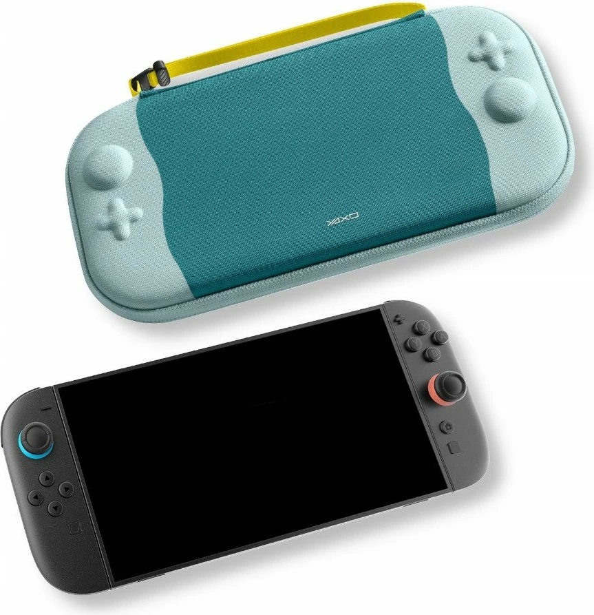 Kasë mbrojtëse për konzolë Yaxo Tahoe Cool Edition për Nintendo Switch/ Switch 2, Mint Blue