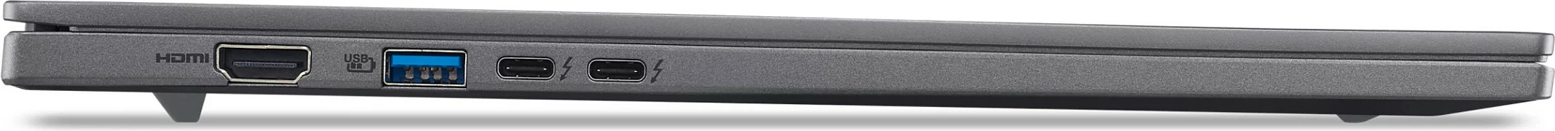 Laptop Acer Aspire 16 AI OLED CU9-386H, 16GB RAM, 512GB SSD, Windows 11 Home, gri