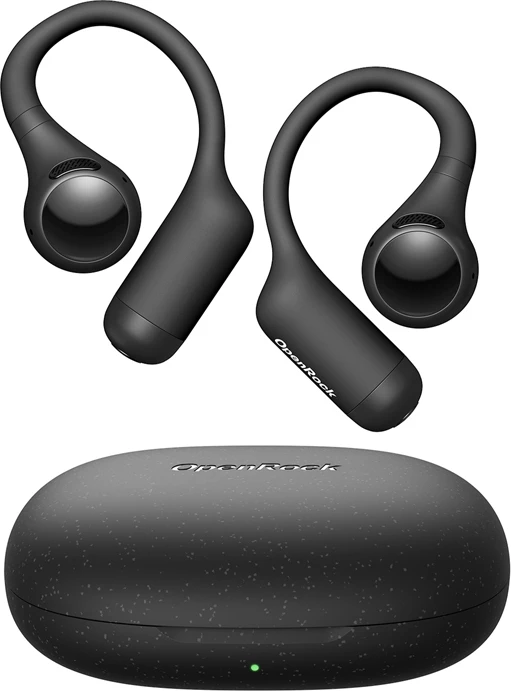 Kufje pa tela OneOdio OpenRock S2, Bluetooth 6.0 me LDAC Hi-Res Audio, ANC, 8h + kuti 32h, IPX5, të zeza