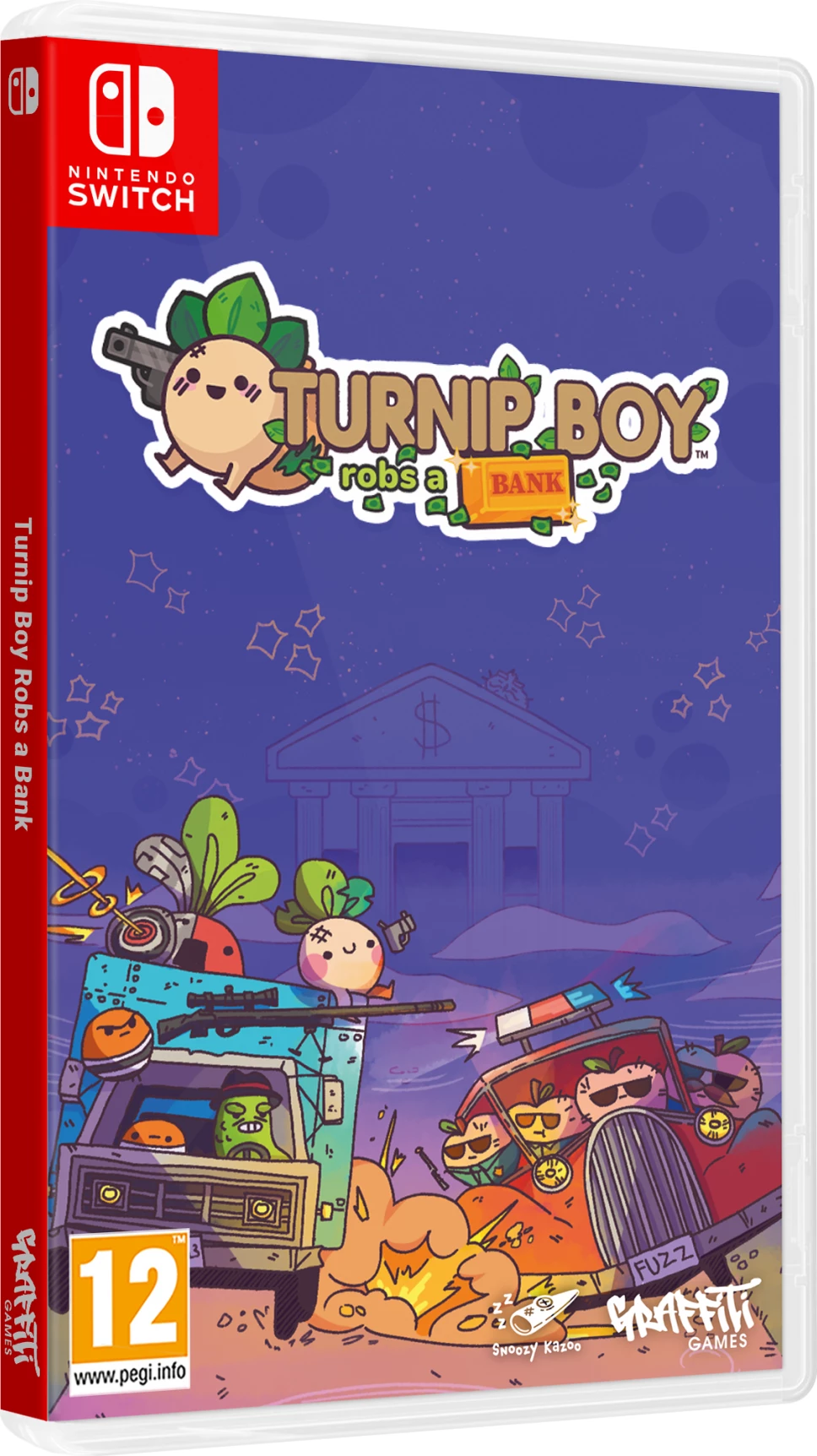 Lojë për Nintendo Switch, Snoozy Kazoo, Turnip Boy Robs A Bank, PEGI 12
